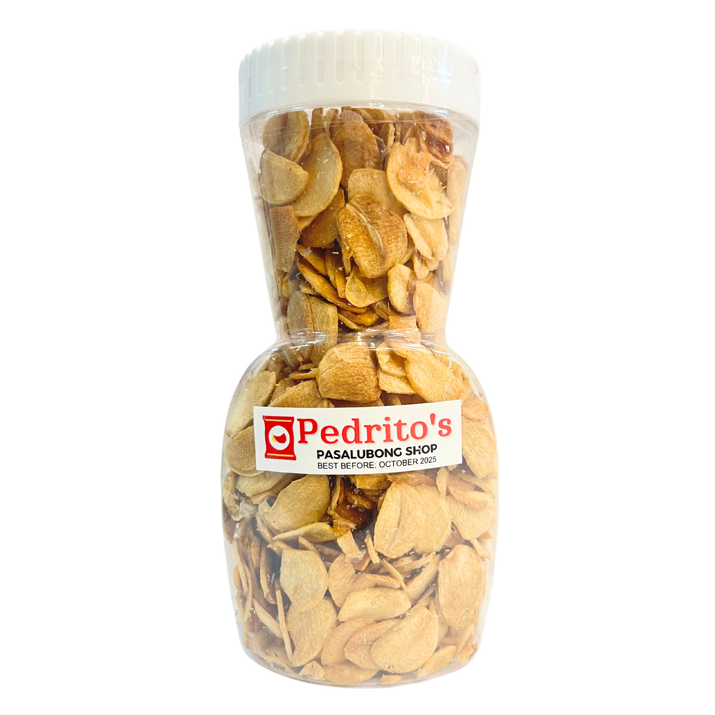 PEDRITO'S GARLIC CHIPS JAR