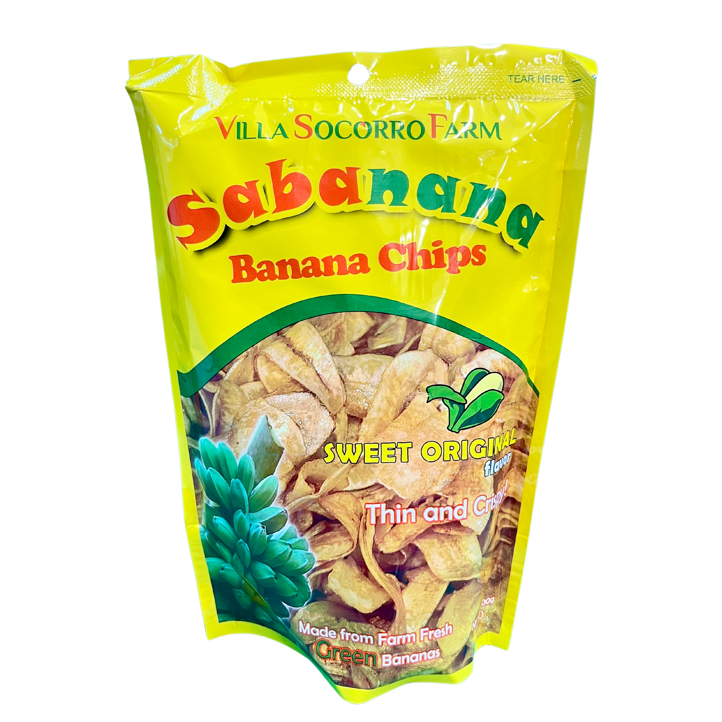 SABANANA BANANA CHIPS SWEET ORIGINAL 100G