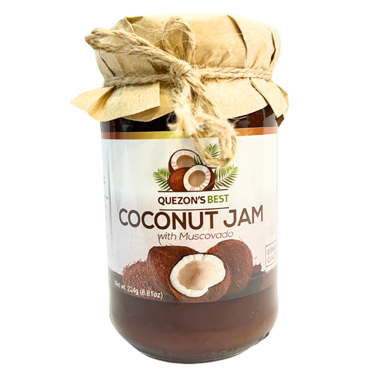 QUEZON'S BEST COCONUT JAM W/ MUSCOVADO 224g